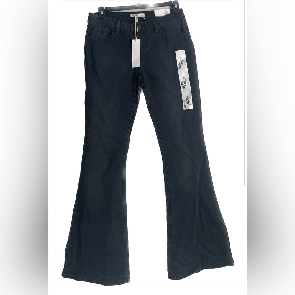 BCBG The Jacob Bell Bottom Dark Denim Size 30